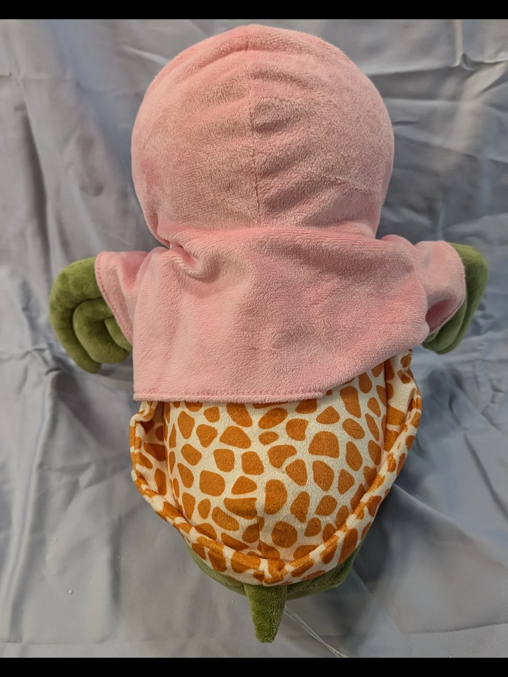 Tybee Island Georgia Green Turtle Plush with Pink Hoodie